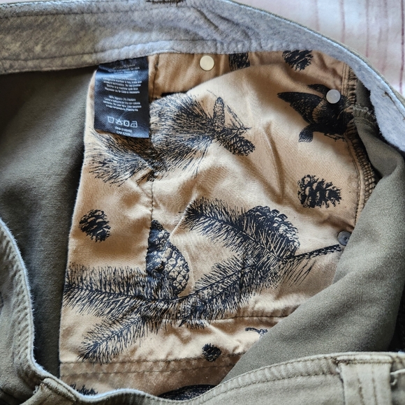 Kavu "Steens" Chino Hiking Pant Jean Khaki Brown Gorpcore | Men's Size 34x33 - Picture 8 of 15